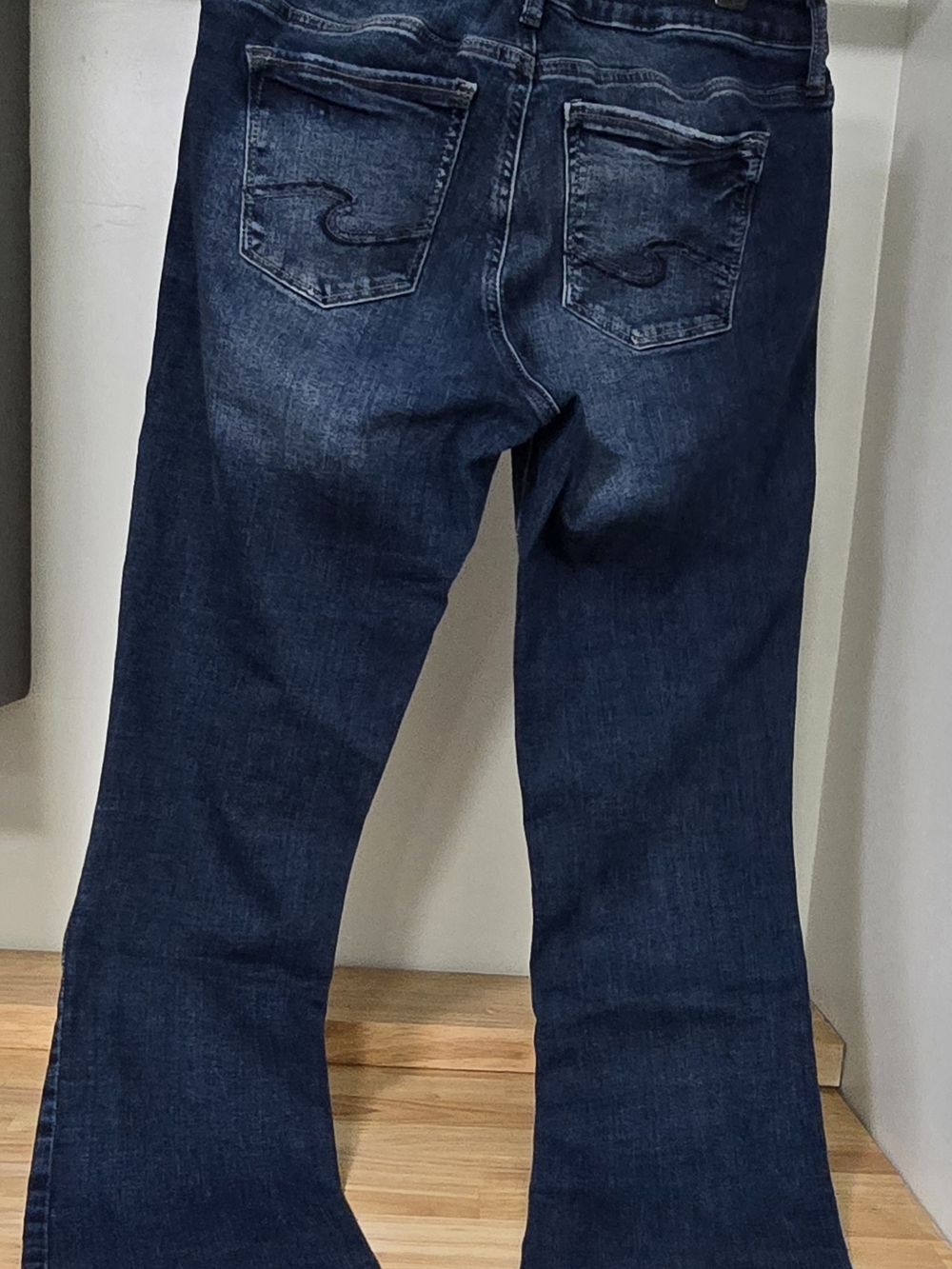 Silver Jeans Dark Blue Slim Boot Jeans